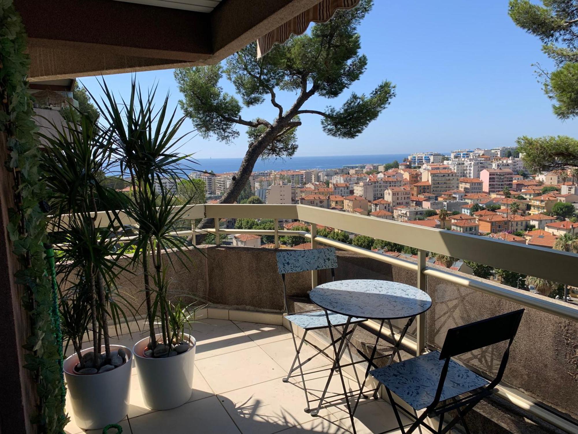 Апартаменты Nice, Grand Studio - Piscine - Terrasse Vue Mer Экстерьер фото