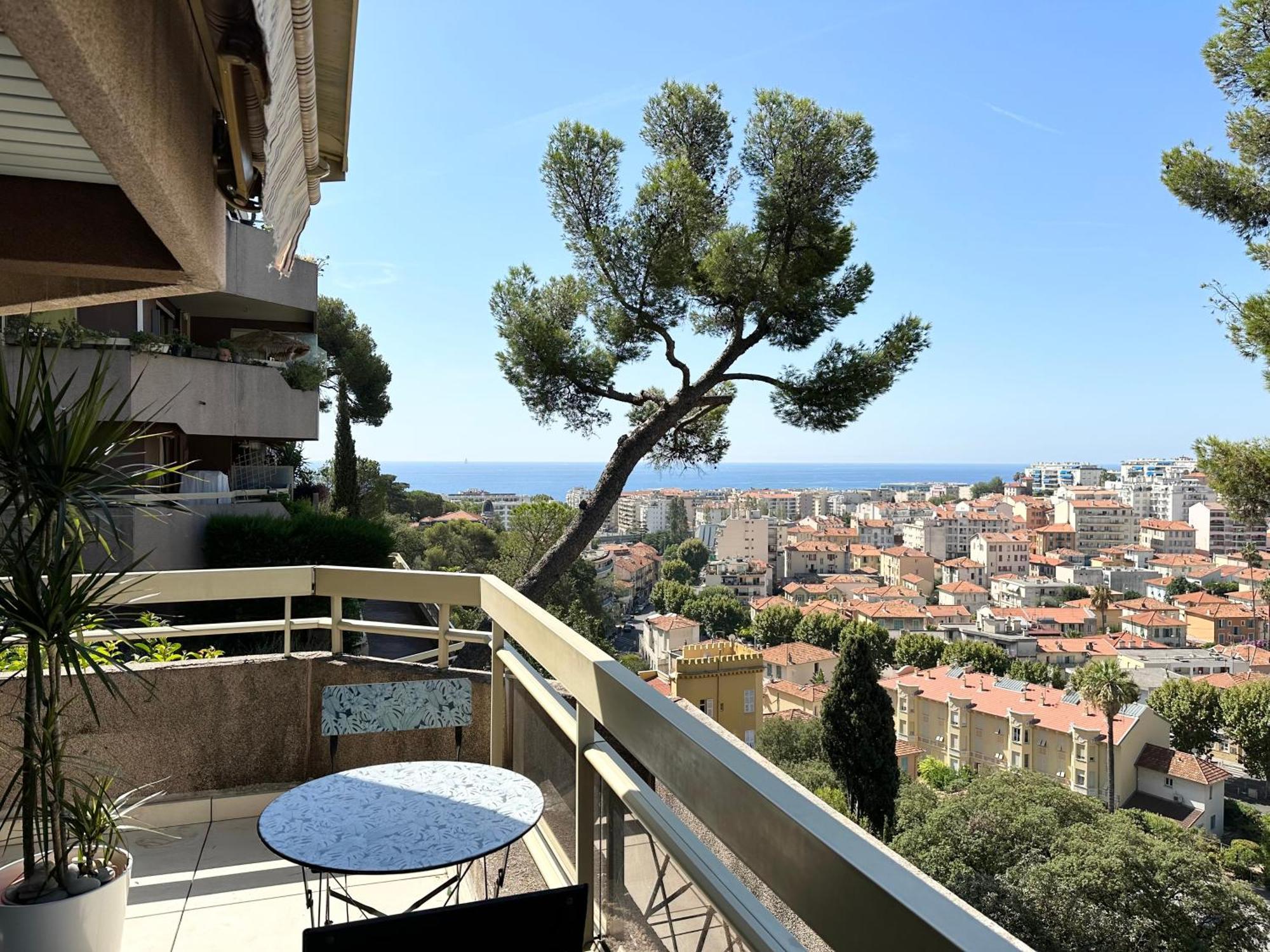 Апартаменты Nice, Grand Studio - Piscine - Terrasse Vue Mer Экстерьер фото
